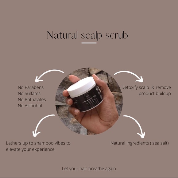 Curl Daddy Purify Me Scalp Scrub - Detox Shampoo - Body Scrub 8 oz - Picture 6 of 6